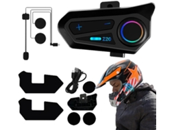 Fones De Ouvido Para Capacete De Motocicleta - Sistema De Comunicação Com Carregamento Tipo C, Longa Vida Útil