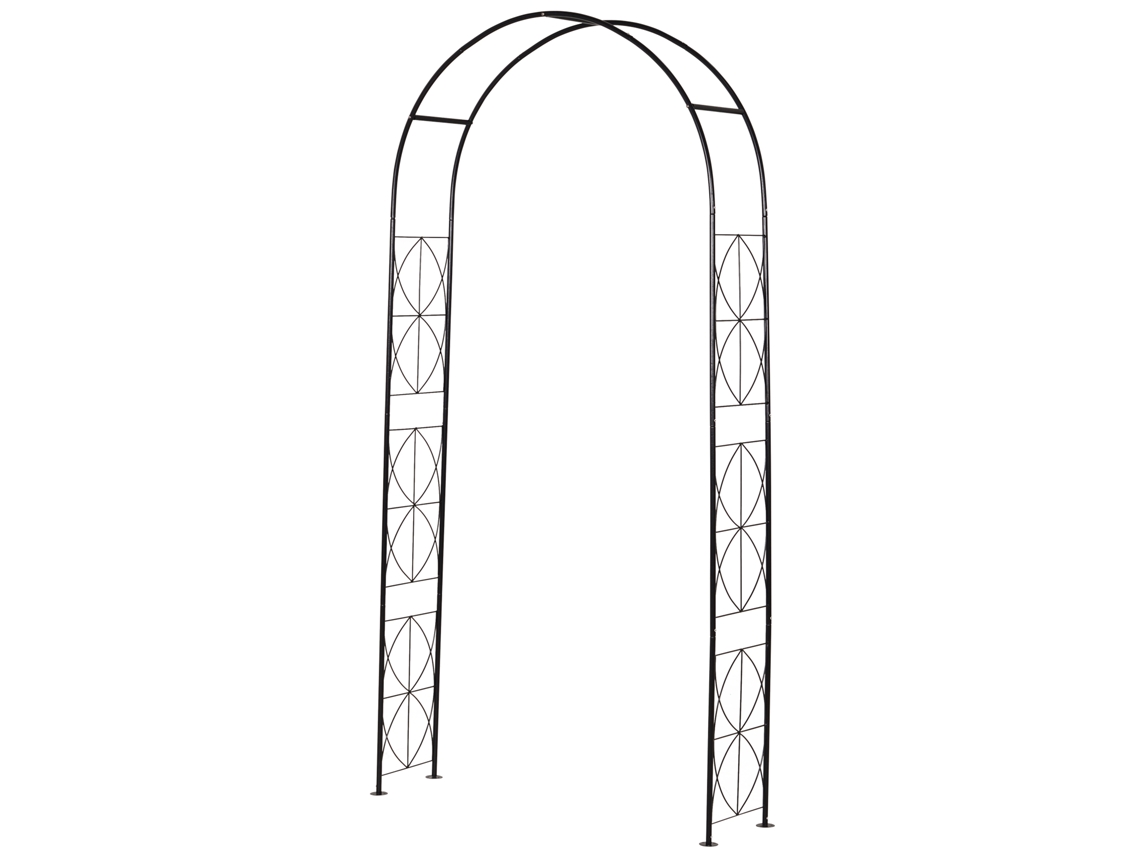 Arco Metálico Para Jardim Com Suporte Para Plantas Trepadeiras