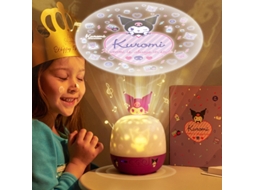 Luminária Noturna Projetora de Céu Estrelado para Aniversário, Quarto, Ambiente de Céu Estrelado Kuromi BRILVIBERA