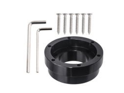Adaptador De Volante Lurelia 70 Mm, 14 Polegadas, Compatível Com G29/g920/g923/logitech, Em Aço, Preto, Instalação Simples