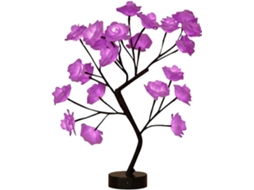 Luminária Noturna Led Usb Em Formato De Rosa Para Decoração Quarto E