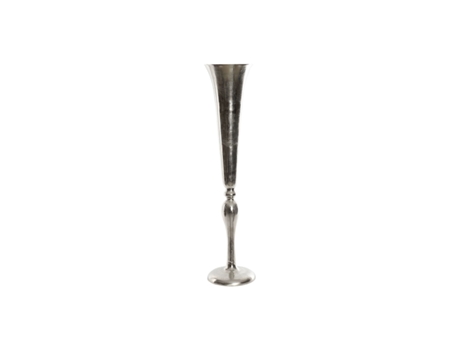 Vaso DKD Home Decor Prateado Alumínio Moderno (24 x 24 x 104 cm)