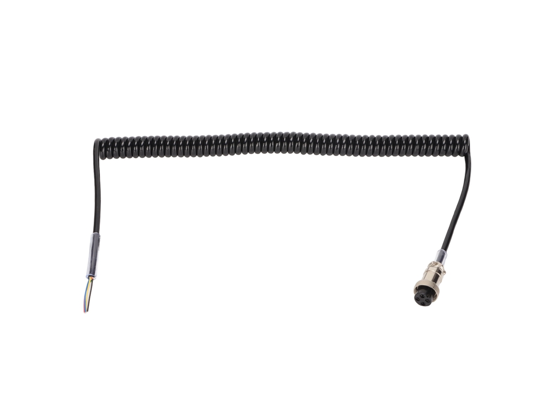 Aetheria cabo de Microfone para Rádio Cb Ham com Conector 4 Pinos Pré fioado Substituição Flexível