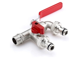 Grifo De Jardim Com Conexão De Mangueira 3/4" Duplo Antigelo Para Lavadora Resistente À Pressão De Latão