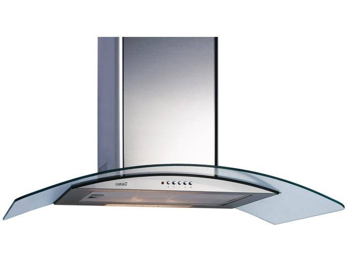 Exaustor CATA C Glass 900 (400 m3/h - 90 cm - Inox)
