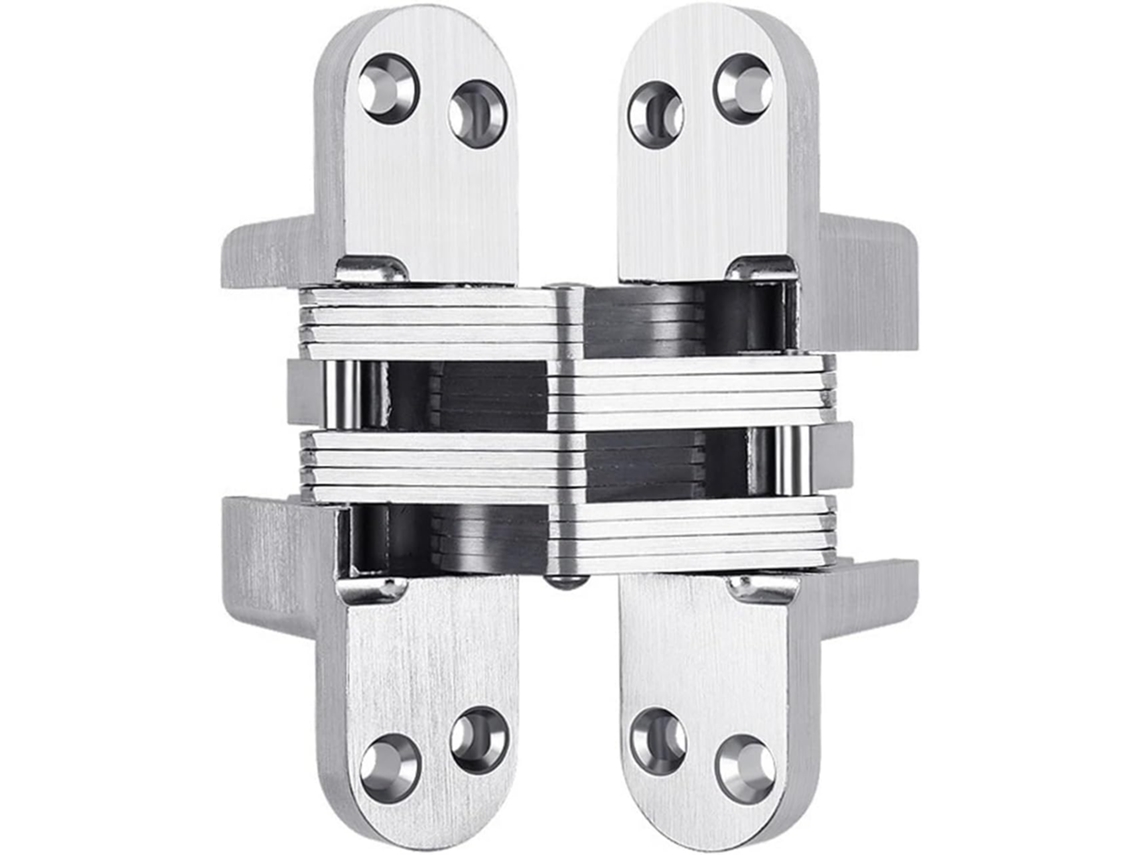 Dobradiça Invisível, Dobradiças Cruzadas Ocultas Para Portas Sanfonadas, Vários Tamanhos 95x19 Mm