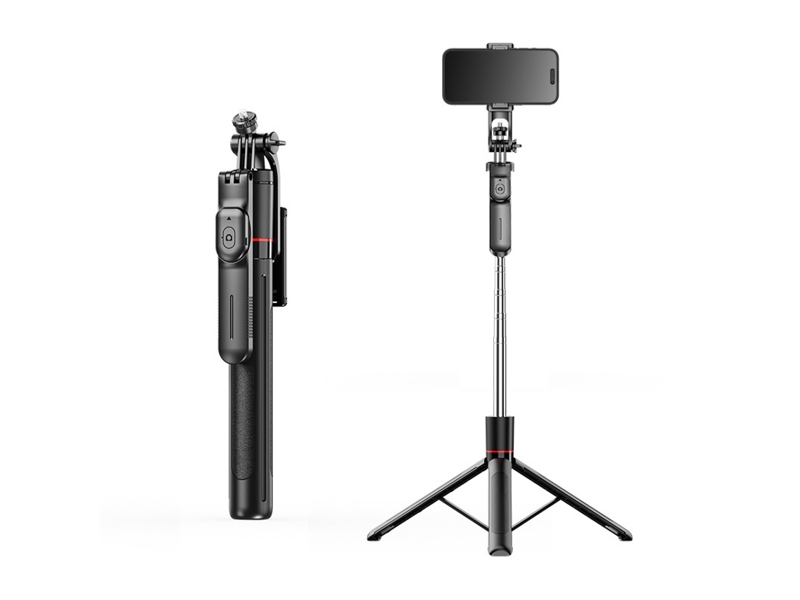 Suporte De Tripé Para Celular Com Controle Remoto E Suporte, Tripé Com Altura Ajustável E Vários Ângulos Para Selfies (preto)
