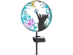 Luminárias Solares Para Caminhos, Luminárias Solares Para Jardins, Design De Gato, Iluminação Led Para Paisagismo