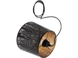 Luminária Pendente Moderna Em Metal Com Design Vazado - Elegante E Fácil De Limpar.