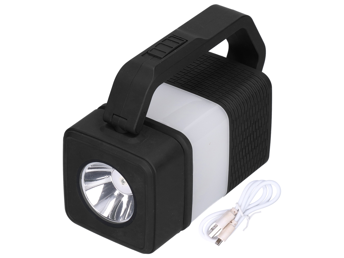 Lanterna de Acampamento Multifuncional com Alto falante Bluetooth Luz de Emergência Usb
