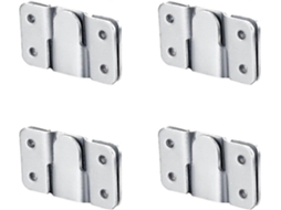 Suportes de Montagem Flush, Suportes de Parede para Cabeceira, Ferragens de Gancho Z Entrelaçado para Móveis, Quadros e Espelhos