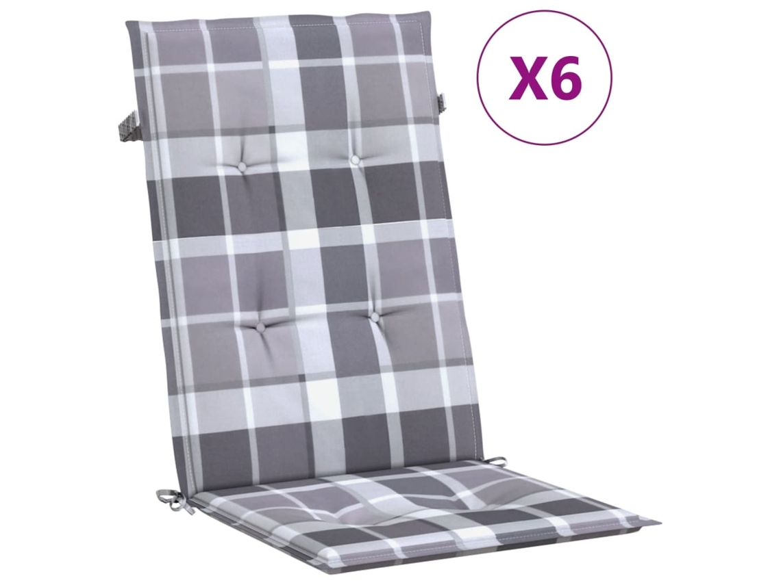 Highback Chair Cushion, Highback Chair Cushions Vidaxl Multicolor Tecido (120 X 50 X 3 Cm)