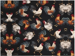 Manta de Flanela com Estampa Galo Francês Macia e Quente 203 X 152 Cm, Macio, Quente, Ideal para Quarto e Sa