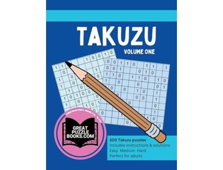 Livro Takuzu Volume One de William Wesley (Inglês)