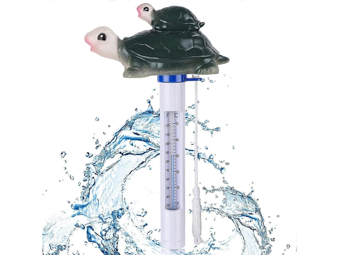 Termômetro Flutuante para Piscina, de Água Inquebrável com Cordão, Temperatu Ra da Água, Piscina GOKOCO