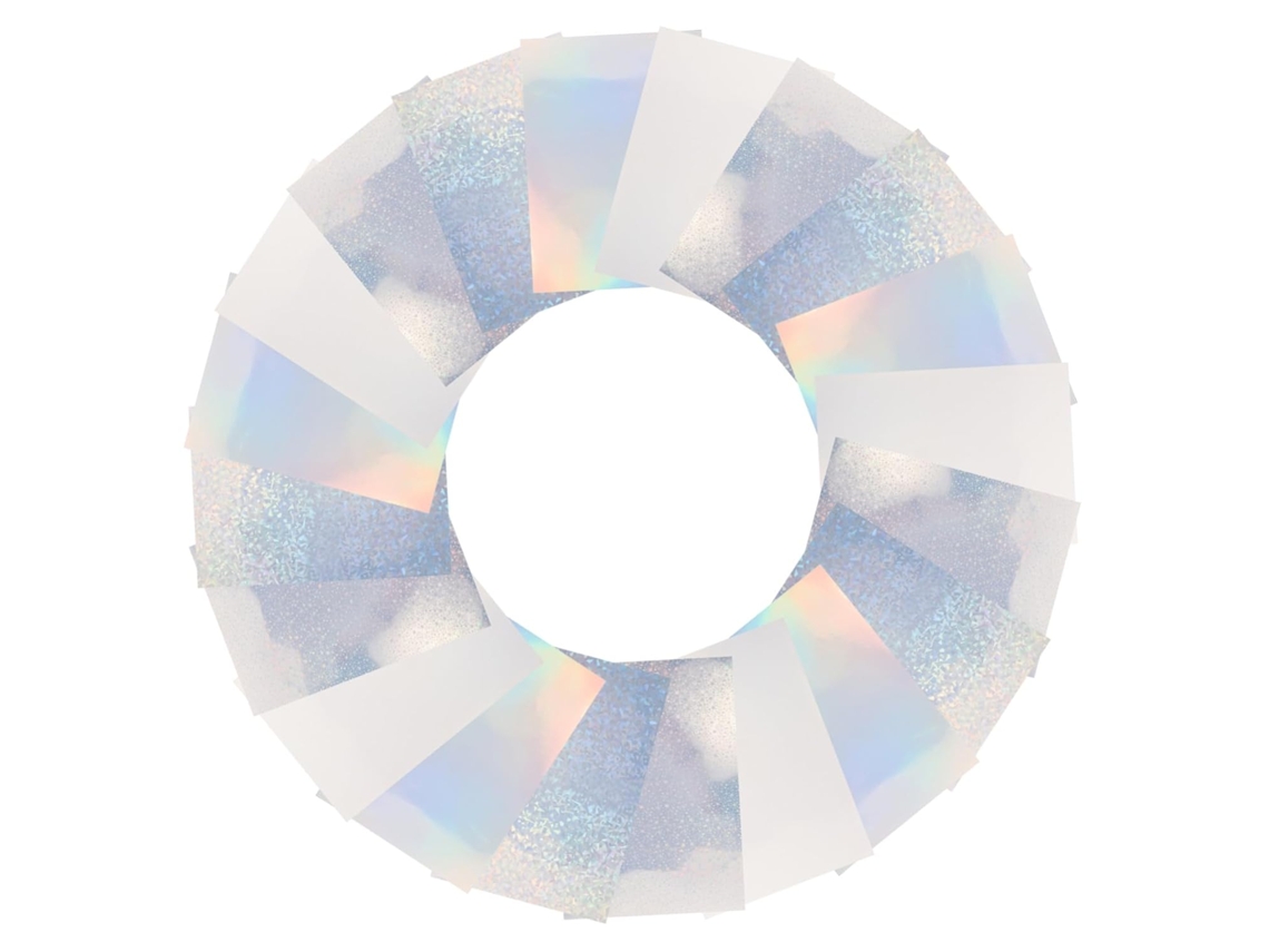 20 Folhas De Vinil Adesivo Holográfico A4 Com Estampas Vibrantes, Papel Pet Autoadesivo Sem Resíduos, Ideal Para