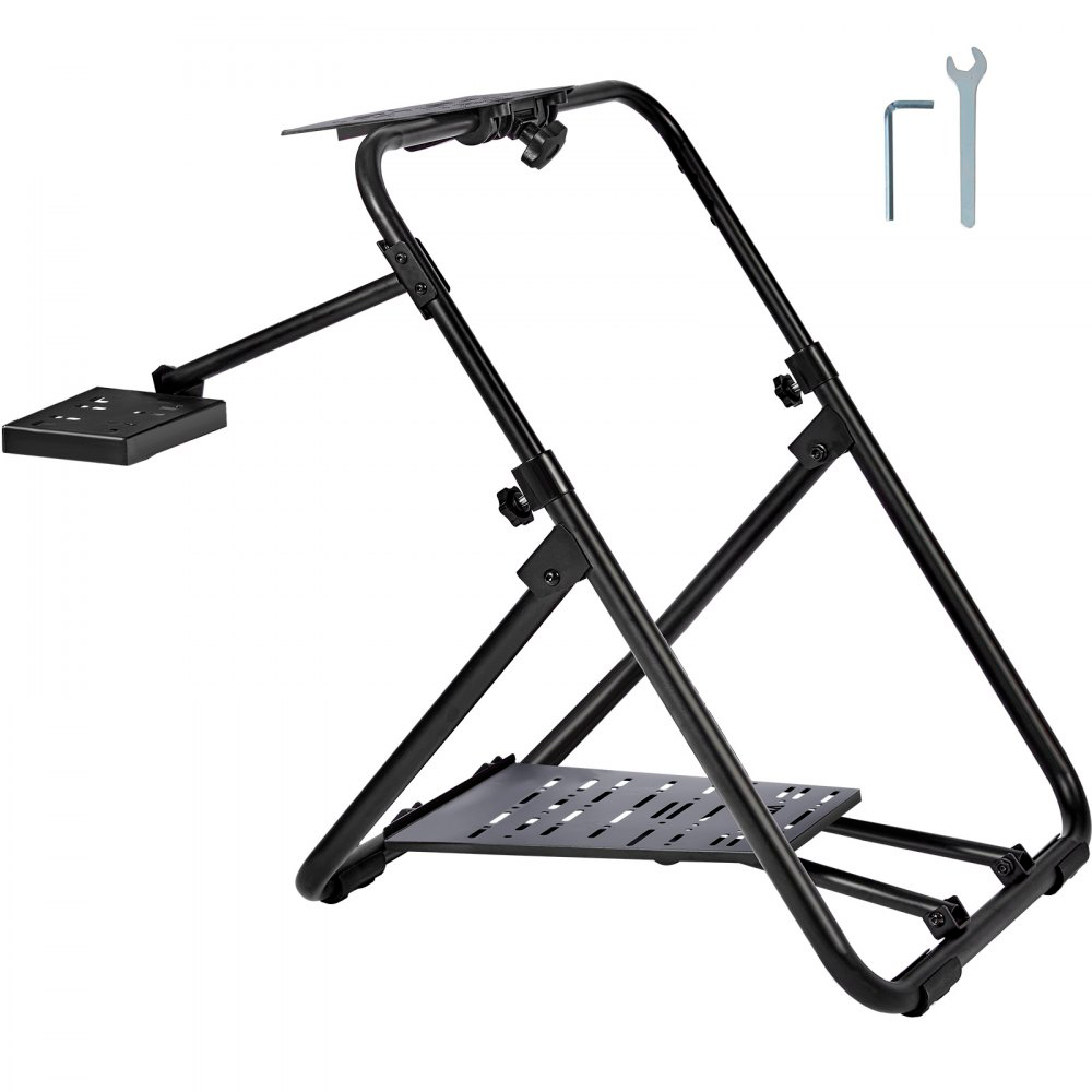 Suporte Dobrável Para Volante De Corrida Com Altura Ajustável E Base Universal Tekmaquinas