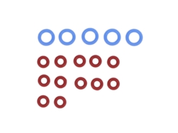 Kit 17pcs Selos Silicone Azul Vermelho Máquina Café Bes900-990