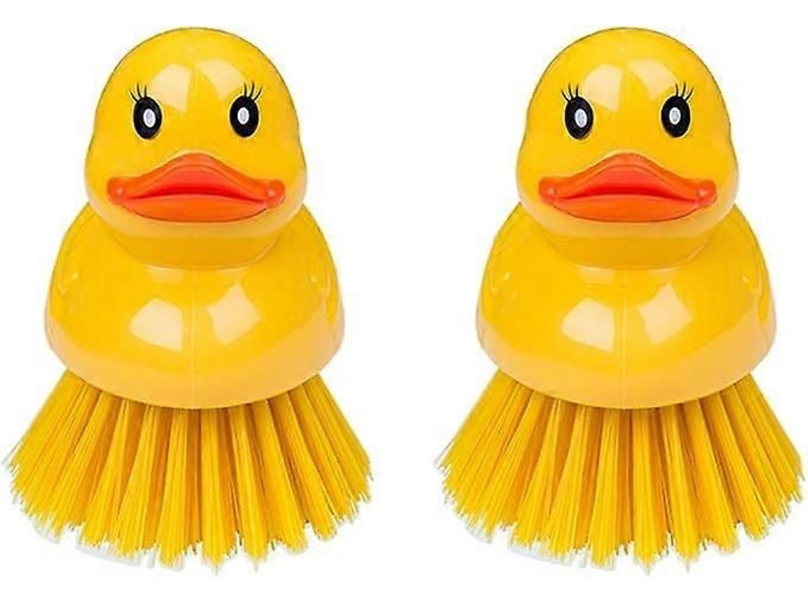2 Escovas De Lavar Louça Com Formato De Pato