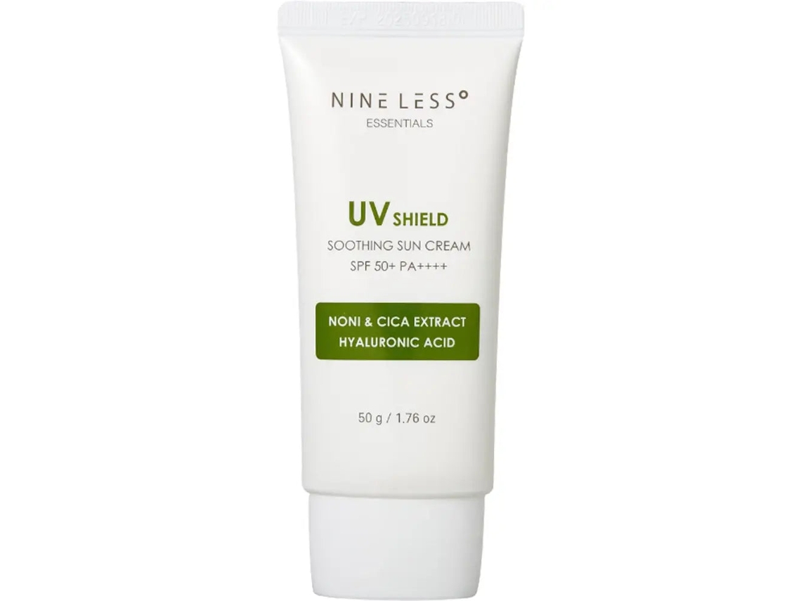 Nine Less Uv Shield Soothing Sun Cream Spf50+ Pa++++, Protetor Solar Mineral 50 G.