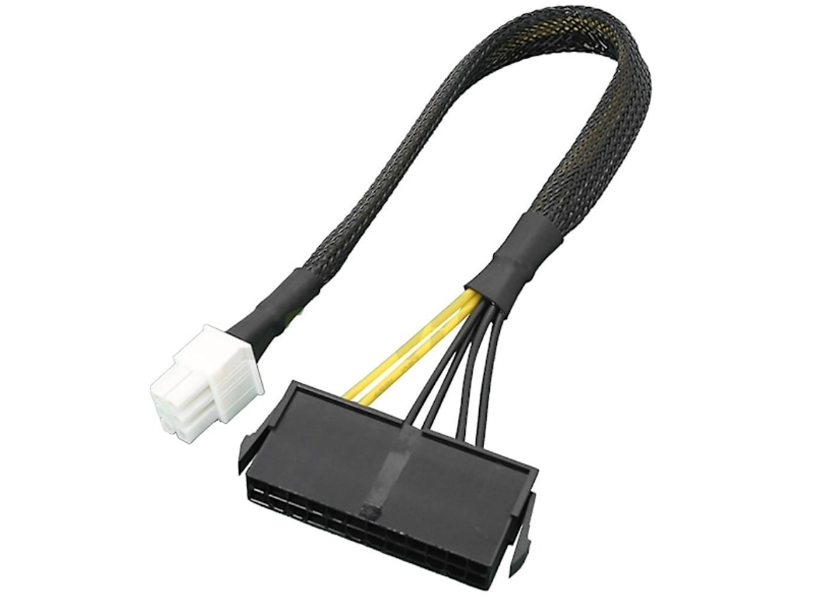 Cabo De Alimentação Atx 24 Pinos Para Placa, Mãe De 6 Pinos Para Placa, Mãe Acer