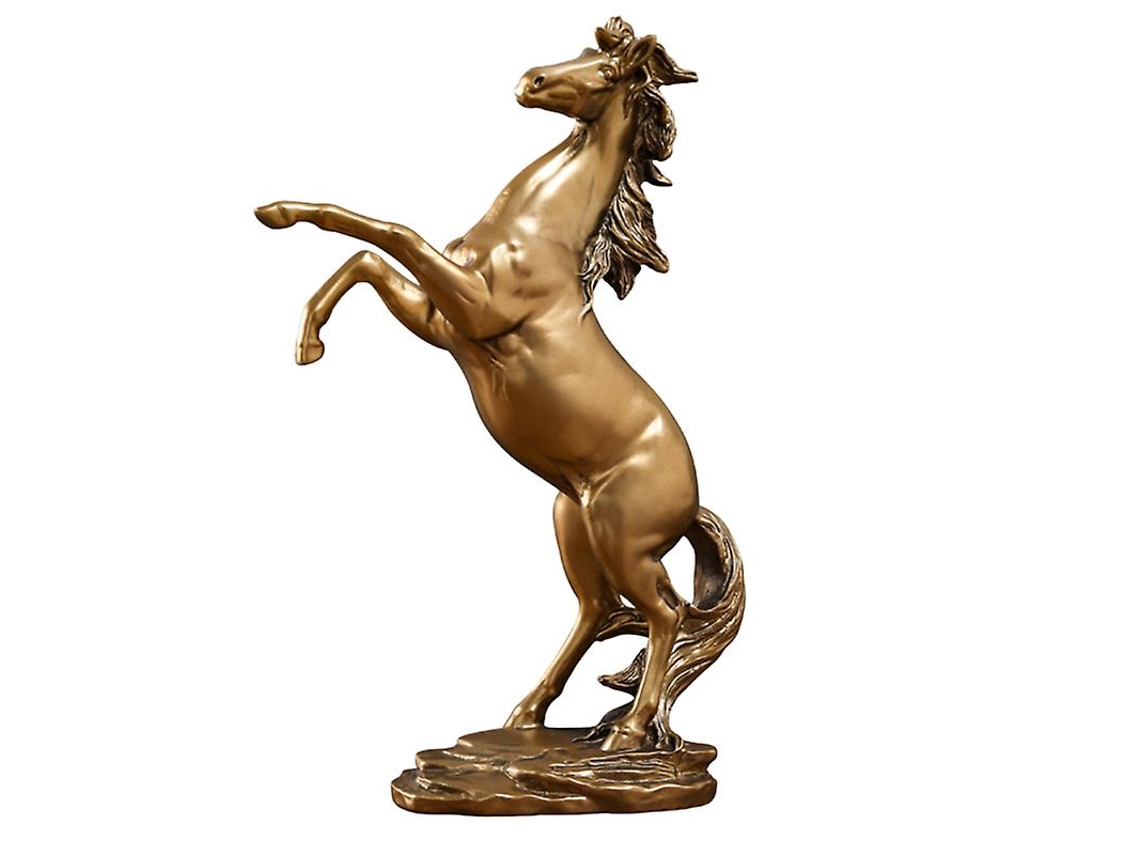 1 Peça Adorno de Cavalo de Resina ALLINLESS