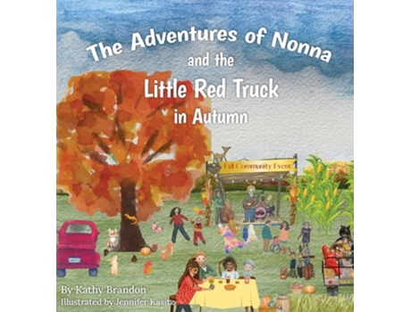 Livro The Adventures of Nonna and the Little Red Truck in Autumn de Kathy Brandon (Inglês - Capa Dura)
