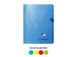 Repertório A Z Clairefontaine 96 Páginas 17 X 22 Cm Quadrados Grandes Séyès Encadernação Grampeada Brilvibera