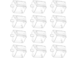 Conjunto de 12 suportes de plástico Ipetboom para rolos de adesivo em dispensadores, fácil substituição e suporte para