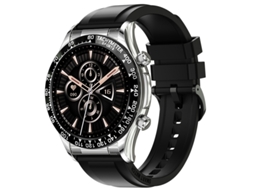 Smartwatch YIZHOOD Te414 Rastreador de Fitness Nfc À Prova de Água Chamadas Bluetooth Preto