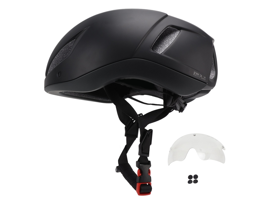 2026 casco de Bicicleta K111 Plus para Hombre Y Mujer Con Gafas Integradas Mate Negro para Carretera Y Montaña