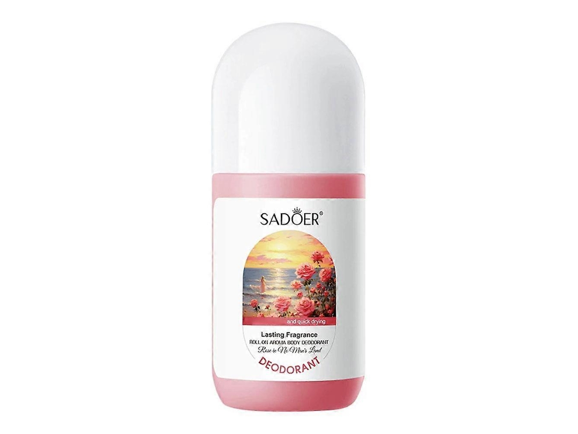 Desodorante Roll-on Corporal - Controle de Suor, Fragrância Duradoura, Tamanho Viagem - 50ml - Rosa