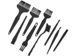 Escovas Antiestáticas, Material Pa E Pp, Kit Com 9 Peças, Fáceis De Guardar, Para Limpeza De Teclados E Computadores