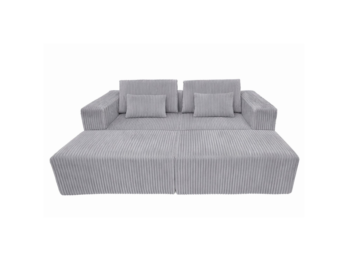 Poltrona de Metal em Poliéster Bege, 63x63,5x78,5cm ALEXANDRA HOUSE LIVING