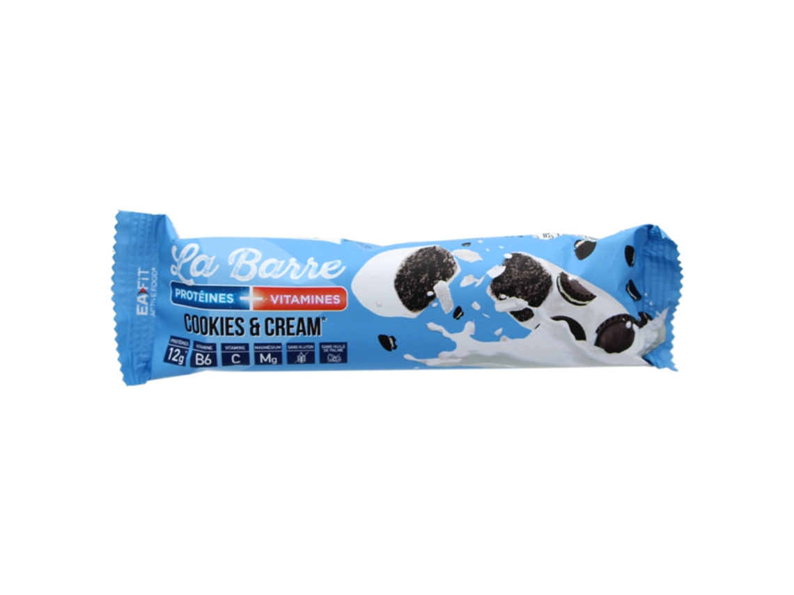Barra de Proteína Vitamina 49 gSabor: Biscoitos e Creme EAFIT