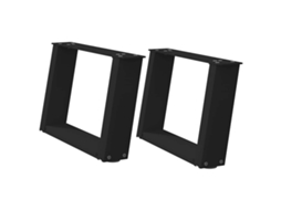 Pernas Mesa Centro 2 Pcs Em Forma De U 40x Cm Aço Preto Wsd95780 Lovely Home (30 31)