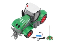 Ats tratsor Agrícola Rc Escala 1:24 com Mola de Amortecimento Simulação Alta 27mhz Caminhão Multifuncional para Crianças Maiores de 3 Anos