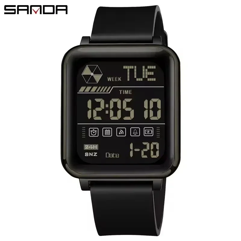 Relógio Esportivo Militar com Cronômetro Led, À Prova D'água, Relógio Eletrônico Masculino, Relógio Militar Masculino MDUG