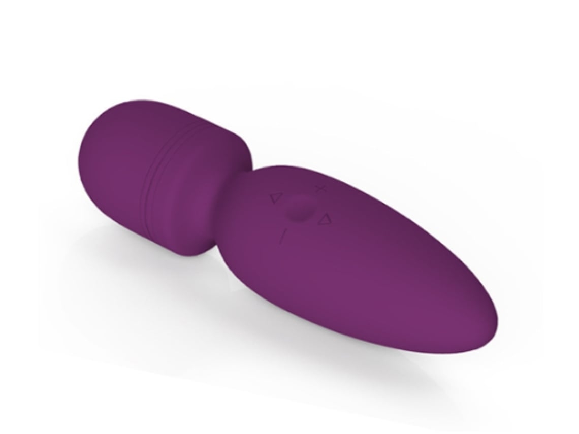 Massageador Portátil 10 Modos De Vibração Silenciosa Massageador Pessoal Massageador De Silicone Sem Fio Roxo Ushion