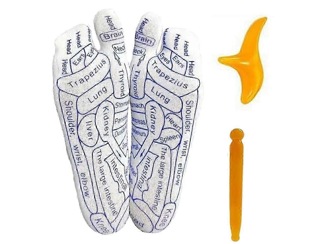 Meias De Reflexologia Para Massagem Nos Pés Com Pontos De Pressão