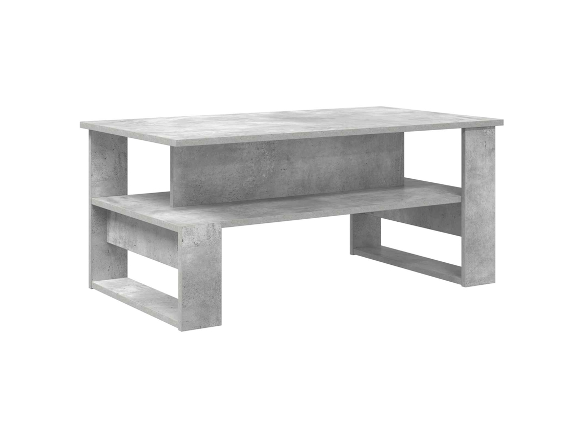 Mesa de centro Cinzento MAISON EXCLUSIVE em madeira processada, 90x50x40 cm