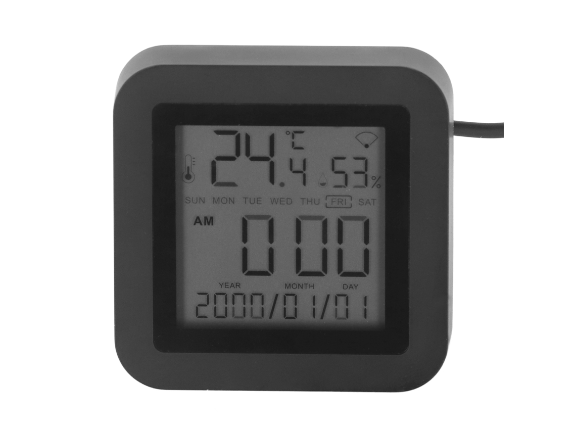 Laxiscreed Wifi Medidor De Temperatura E Humidade Com Tela E Controlo Remoto