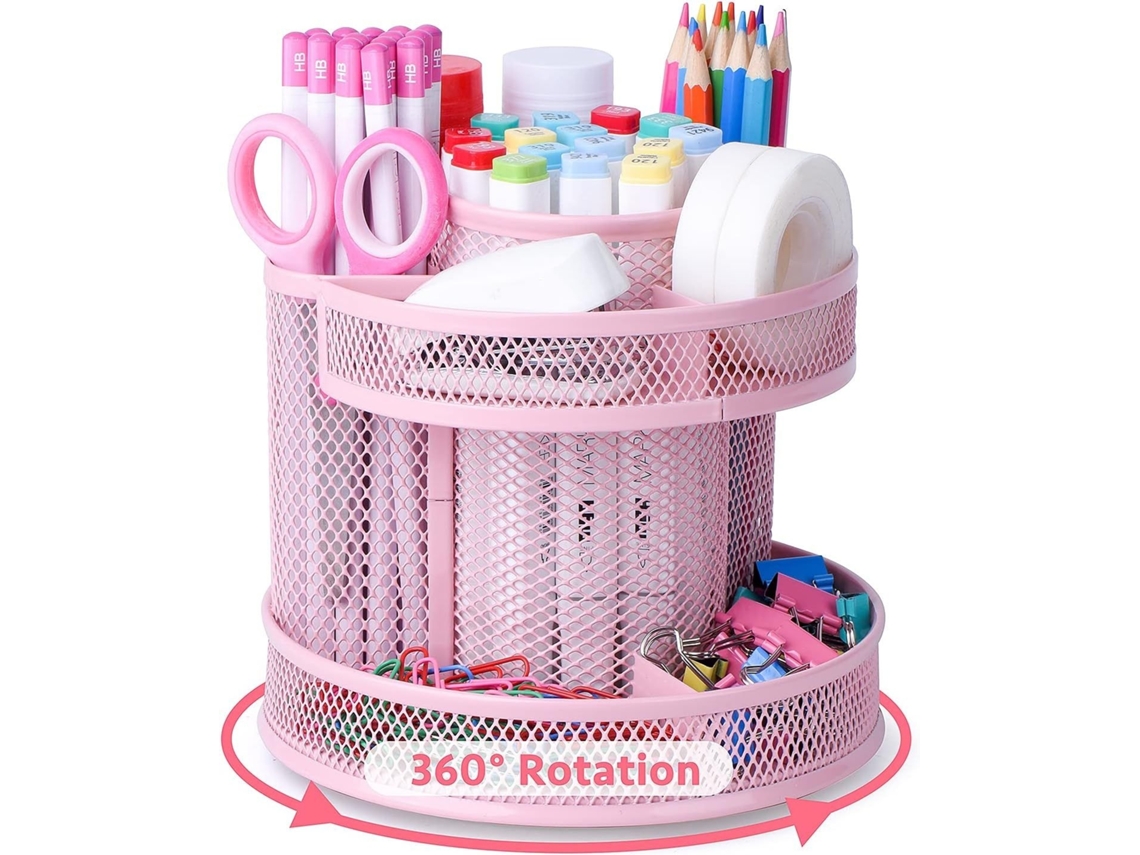 Lurelia Organizador De Maquilhagem, 53 Cm, 36 Cm, 360°, Antiderrapante, Resistente, 8 Compartimentos, Antirriscos, Metal