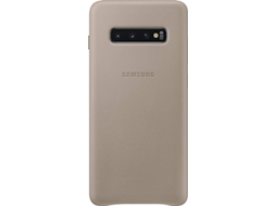 Capa SAMSUNG Galaxy S10+ Leather Cover Cinza