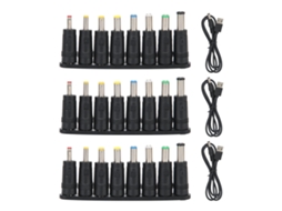 Aetheria 3 Conjunto Cabo Usb para Dc 8 em 1 com Conectores Intercambiáveis Acessórios de Computador