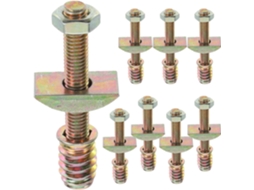Kit De Reparo De Rosca De Ferro M8 Com 8 Peças E Arruelas Semicirculares.