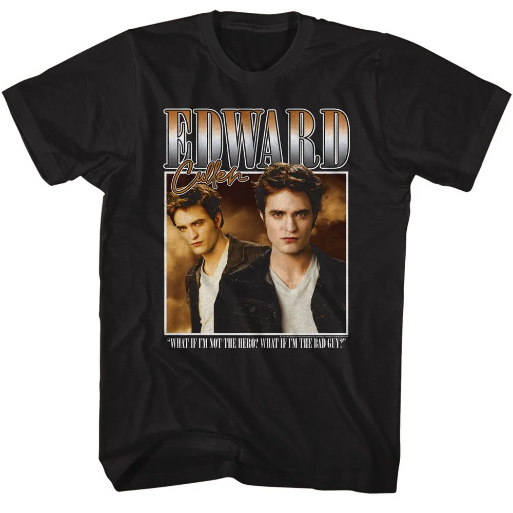 Rockinstone Twilight Movie Two Image Box Black Adult T-shirt Size:xxl