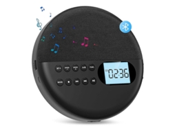 Leitor De Cd E Mp3 Portátil Com Proteção Anti-pulos.