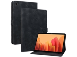 Capa Protetora De Couro Com Estampa De Lírio, Compatível Com Samsung Galaxy Tab A7 10.4 (2020) / Tab A7 10.4 (2022).