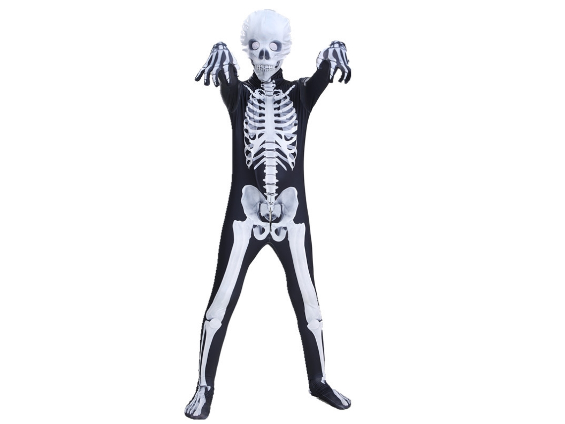 Lurelia Disfarce Infantil Halloween Cosplay Esqueleto 1 170 Jardas